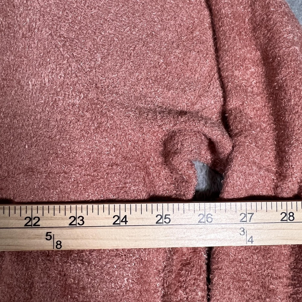 Barefoot Dreams Sweater Womens 2X Amberglow CozyChic Hooded Cardigan - Picture 9 of 10